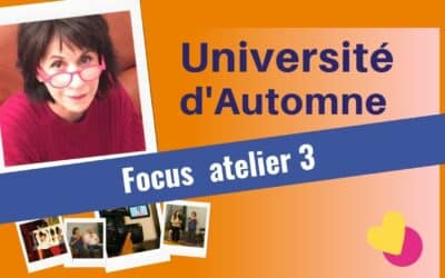 Focus Université “La conquête de la joie ” • Atelier 3 – Samedi 17 septembre, 16h