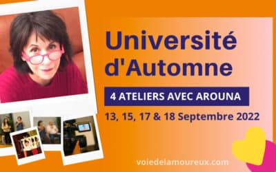 Université d’Automne • REPLAYS des 13, 15, 17 et 18 septembre 2022